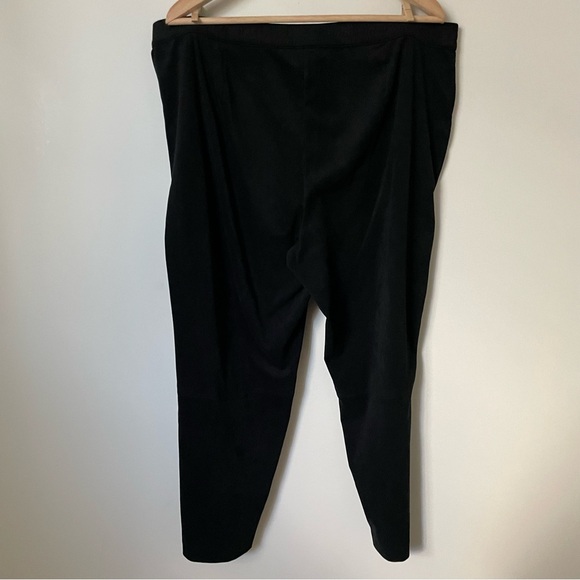 J. Jill Wearever Smooth-fit Faux-suede Slim-Leg Pant Black Size 2X Office Pant - Picture 5 of 5